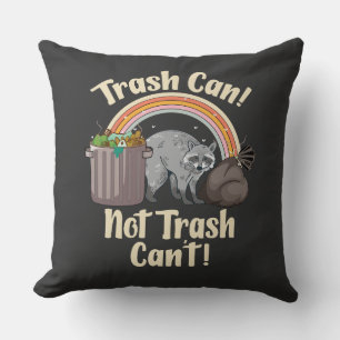 Coussin poubelle ne peut pas poubelle ne peut pas mignon m