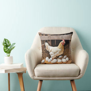 Coussin Poulet Aux Oeufs Blancs