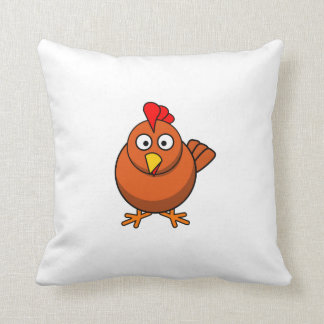 Coussin Poulet de bande dessinée