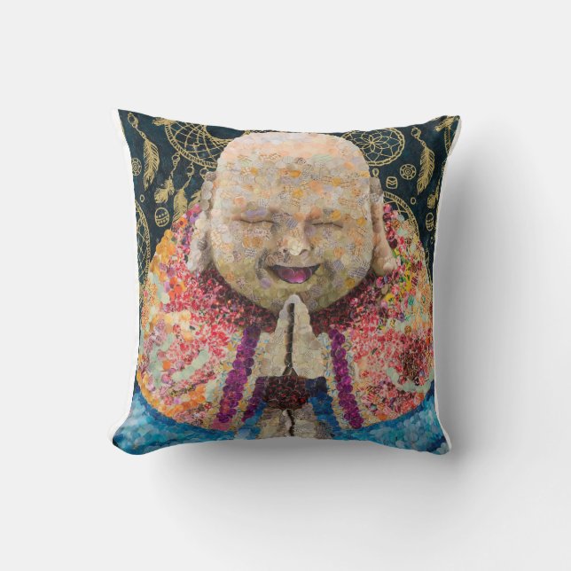 Coussin Poulet de coton de Bouddha (Recto)