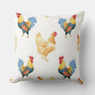 Coussin Poulet Et Coq