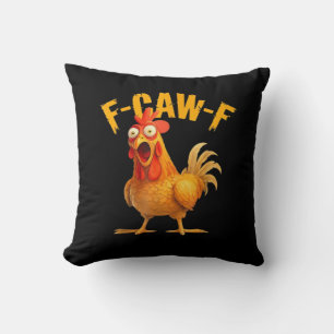Coussin Poulet F-Caw-F Classique Cool Unique