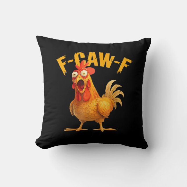 Coussin Poulet F-Caw-F Classique Cool Unique (Recto)