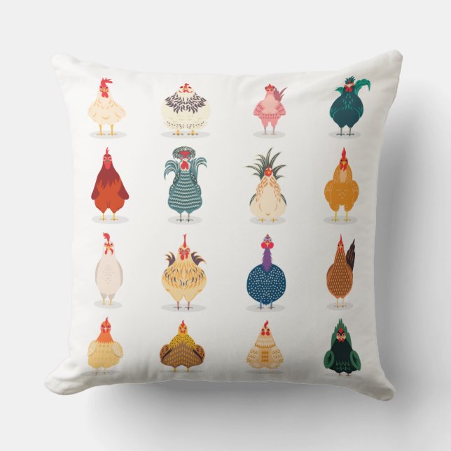 Coussin  Poulet mou (Recto)
