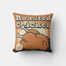 Coussin Poulets rôtis Vintages rétro