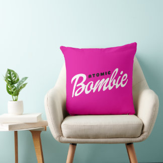 Coussin Poupée magenta rose Bombie atomique