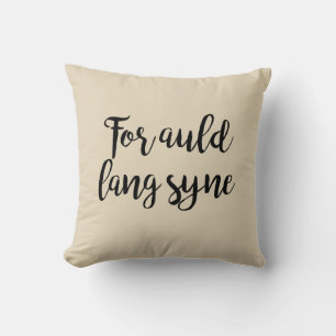 Coussin Pour Auld Lang Syne Holiday
