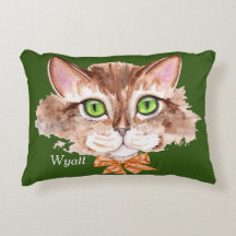 Coussin pour Baby Boys Room avec chat