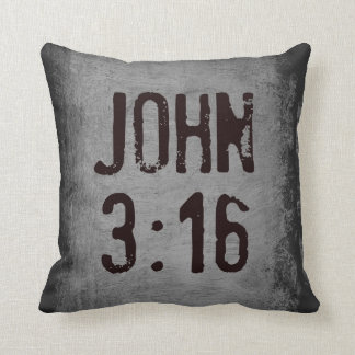 Coussin Pour Dieu ainsi aimé le 3h16 de John du monde…