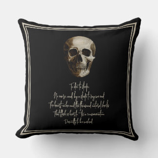 Coussin Pour mourir : dormir Shakespearian