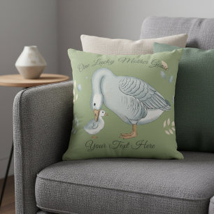 Coussin Pour toujours ton petit oisillon Cadeau de la fête