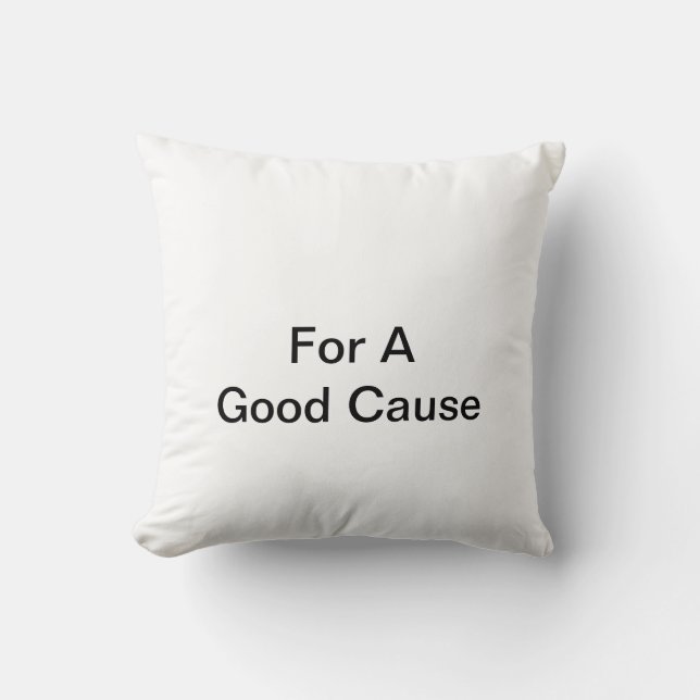 Coussin Pour Une Bonne Cause (Recto)
