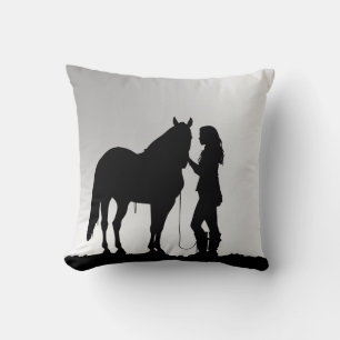 Coussin Pour voler sans ailes il suffit de faire un cheval