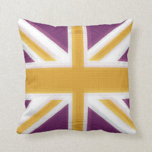 Coussin Pourpre d'Union Jack