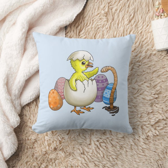 Coussin Poussin de Pâques éclos (Couverture)