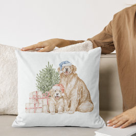 Coussin Poussins d'hiver de Noël Jeter l'oreiller