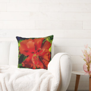 Coussin Pouvoir de Fleur Rouge