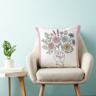 Coussin Pouvoir en Fleur