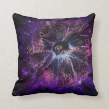 Coussin précieux de fille de ShanzDesigns