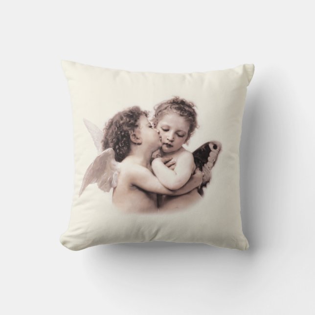 Coussin Premier Kiss romantique (Recto)