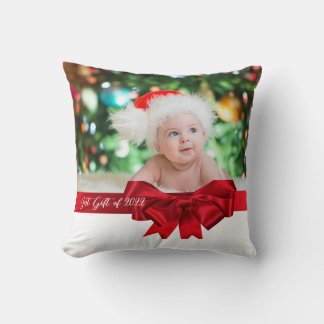 Coussin Premier Noël de bébé ! Jeter l'oreiller Meilleur c