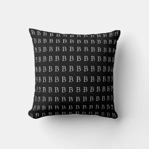 Coussin première lettre personnalisée de votre nom