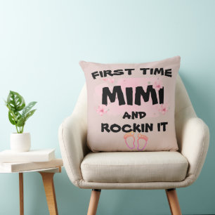 Coussin Première Mimi Grand-mère marrante mère journée 202