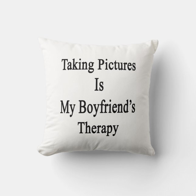 Coussin Prendre des photos est la thérapie de mon ami (Recto)