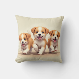 Coussin Prenez une pause confortable avec votre chien inte