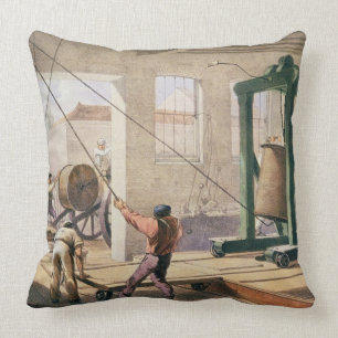 Coussin Préparant le câble, 'du Telegraph atlantique