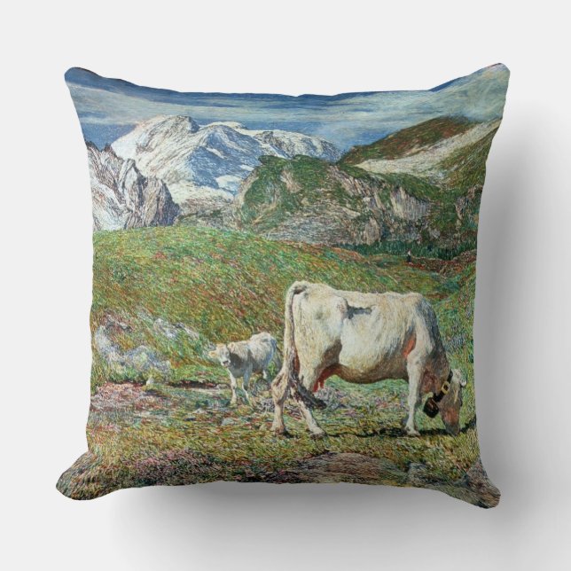 Coussin Prés au printemps (Recto)