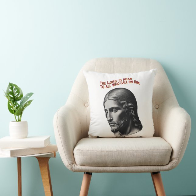 Coussin Présence Divine : Le Seigneur Est Proche (Chaise)