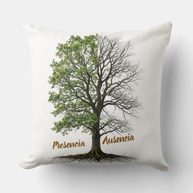 Coussin Presencia-,/'-Ausencia (Recto)