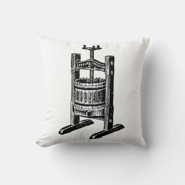 Coussin Presse à vin (Recto)