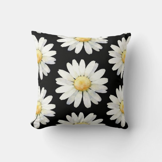 Coussin Pretty Purple Dotted Daisy's (Recto)
