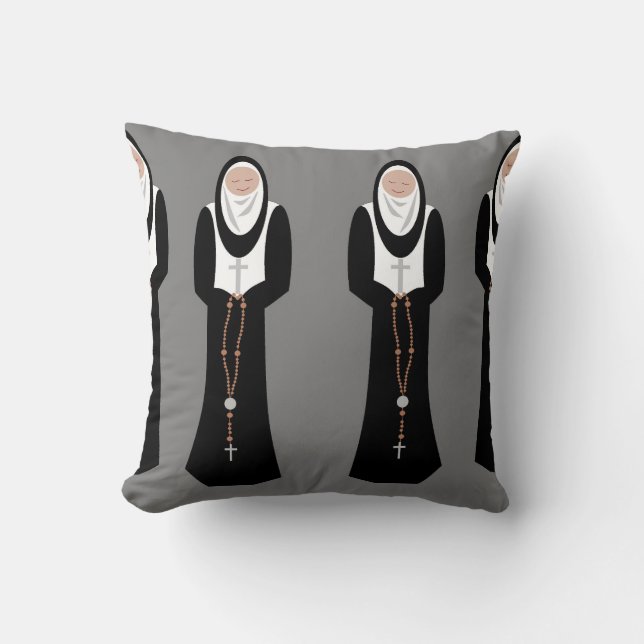 Coussin prier le chapelet (Recto)