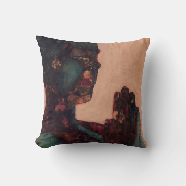 Coussin Prière indienne (Recto)