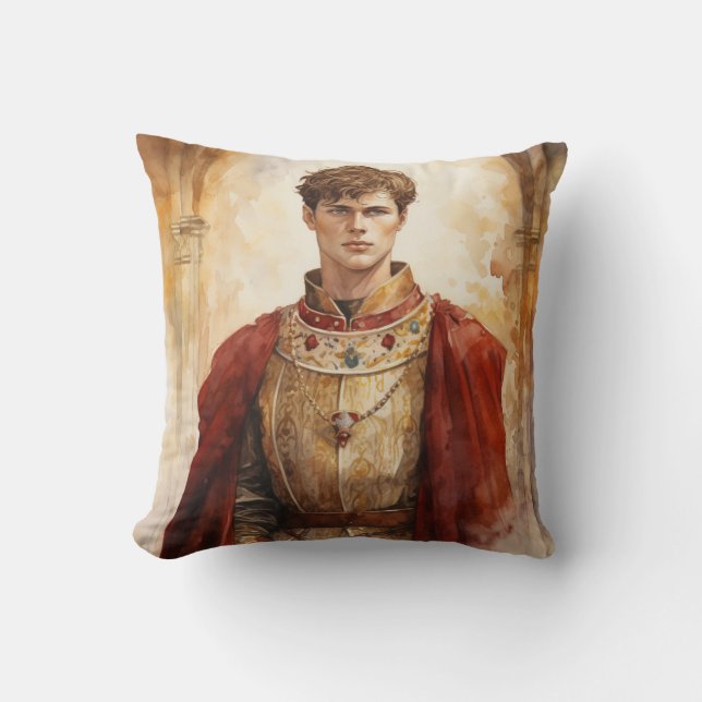 Coussin Prince médiéval (Recto)