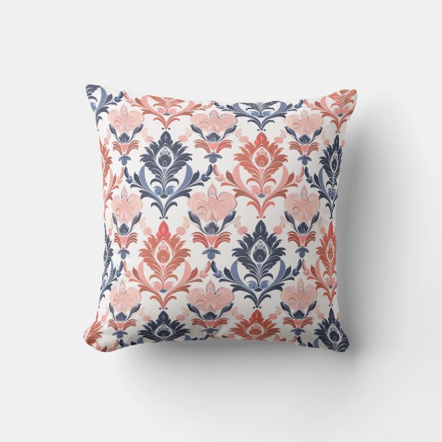 Coussin Princesscore Fleur Damask enchanté (Recto)