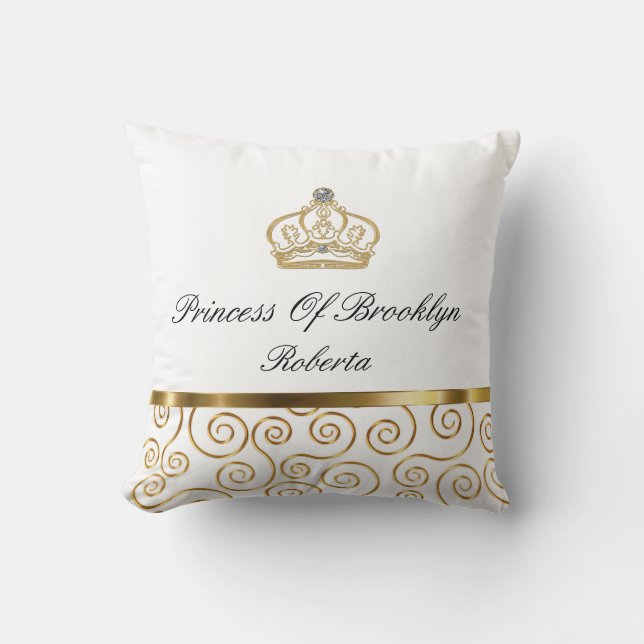 Coussin Princesse De Brooklyn (Recto)