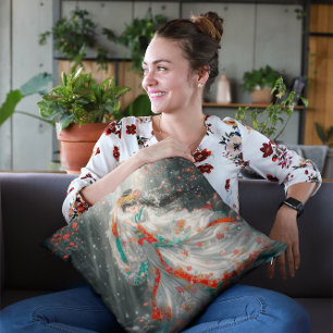 Coussin Princesse Ethereal dans un jardin d'Imaginaires