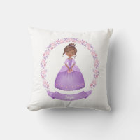Princesse ethnique mignonne pourpre personnalisée