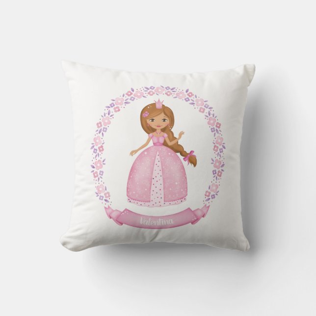 Coussin Princesse fille (Recto)