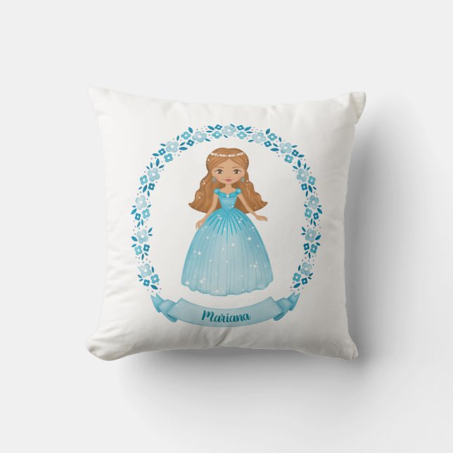 Coussin Princesse fille (Recto)