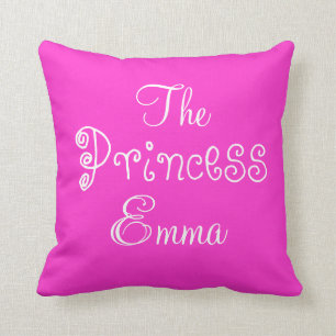 Coussin Princesse nommée personnalisée Emma Pillow