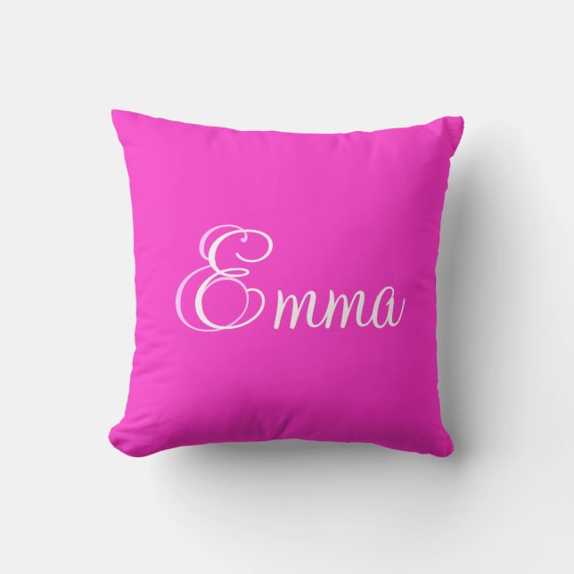 Coussin Princesse nommée personnalisée Emma Pillow (Recto)