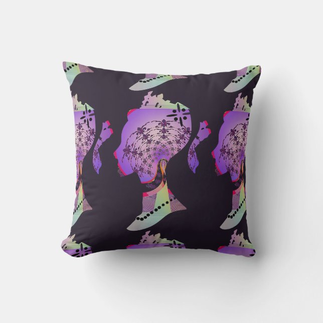 Coussin Princesse queue de cheval  (Recto)