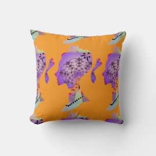 Coussin Princesse Queue de Cheval Orange 