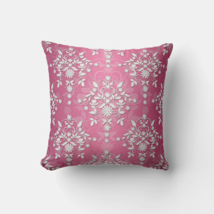 Coussin Princesse Rose Daisy Damask