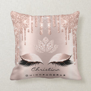 Coussin Princesse rose nuptiale de bonbon à Quinceañeras